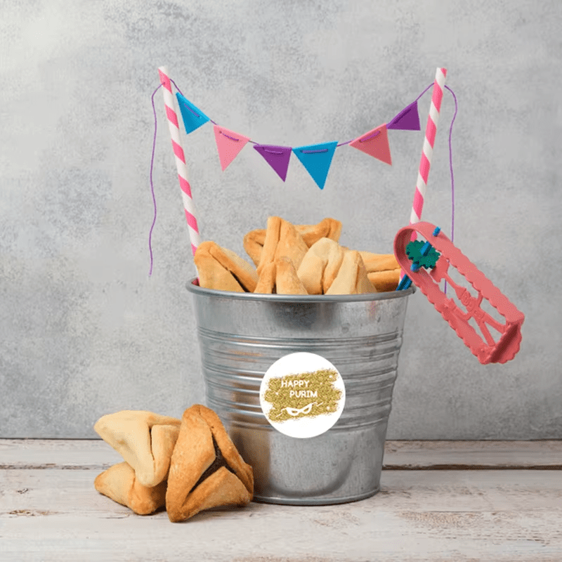 מדבקות עיצוב פורים – תמונה 3