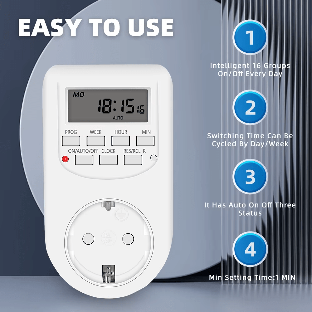 שעון שבת חכם לשקע